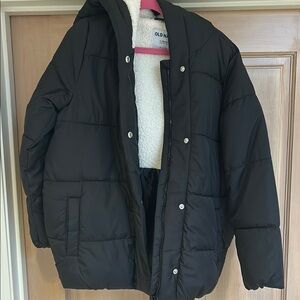 Old Navy Black Kids Puffer Jacket